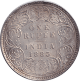 1883 INDIA ONE RUPEE - WORLD COINS - Cambridgeshire Coins