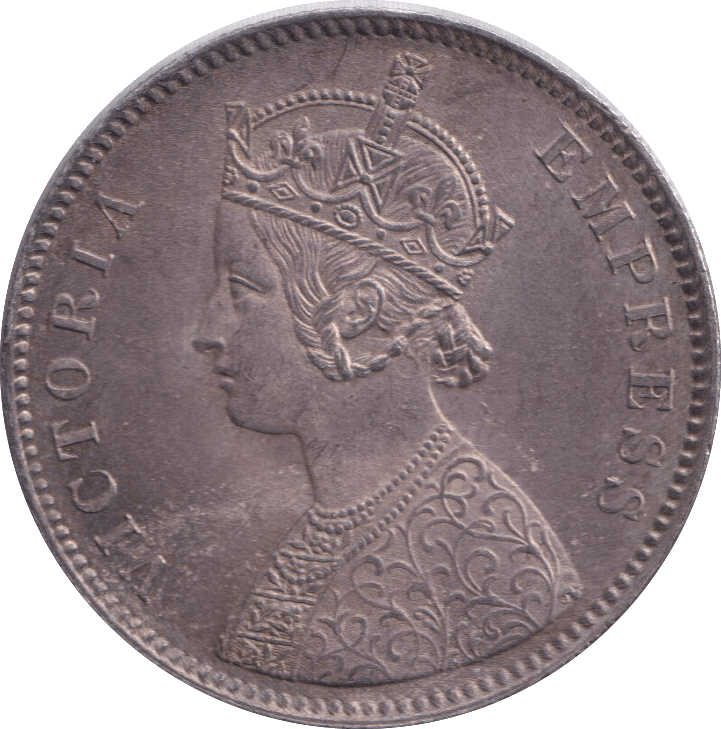 1883 INDIA ONE RUPEE - WORLD COINS - Cambridgeshire Coins