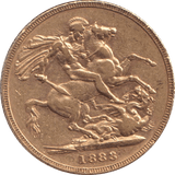 1883 M 2 GOLD SOVEREIGN ( GVF ) - SOVEREIGN - Cambridgeshire Coins