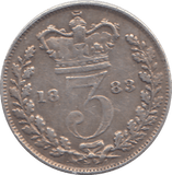 1883 MAUNDY 3 PENCE ( VF ) - WORLD COINS - Cambridgeshire Coins