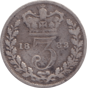 1883 MAUNDY THREEPENCE ( FAIR ) - MAUNDY THREEPENCE - Cambridgeshire Coins