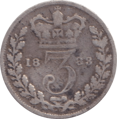 1883 MAUNDY THREEPENCE ( FAIR ) - MAUNDY THREEPENCE - Cambridgeshire Coins