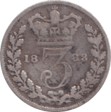 1883 MAUNDY THREEPENCE ( FAIR ) - MAUNDY THREEPENCE - Cambridgeshire Coins