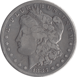 1883 MORGAN SILVER DOLLAR SAN FRANCISCO MINT - SILVER WORLD COINS - Cambridgeshire Coins