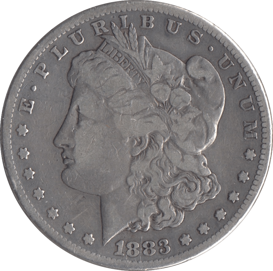 1883 MORGAN SILVER DOLLAR SAN FRANCISCO MINT - SILVER WORLD COINS - Cambridgeshire Coins