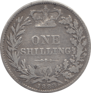1883 ONE SHILLING ( GF ) - SHILLING - Cambridgeshire Coins