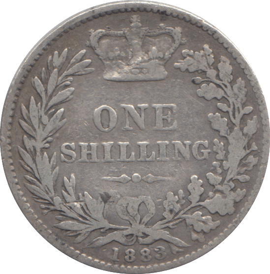 1883 ONE SHILLING ( GF ) - SHILLING - Cambridgeshire Coins