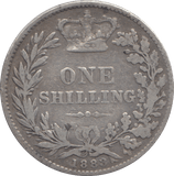1883 ONE SHILLING ( GF ) - SHILLING - Cambridgeshire Coins