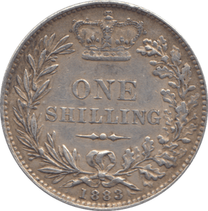 1883 ONE SHILLING ( GVF ) - SHILLING - Cambridgeshire Coins