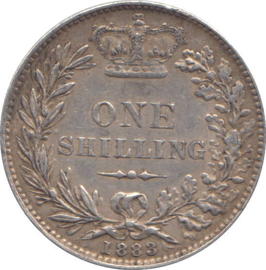 1883 ONE SHILLING ( GVF ) - SHILLING - Cambridgeshire Coins