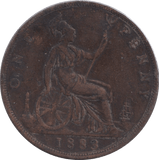 1883 PENNY ( FINE ) - WORLD COINS - Cambridgeshire Coins