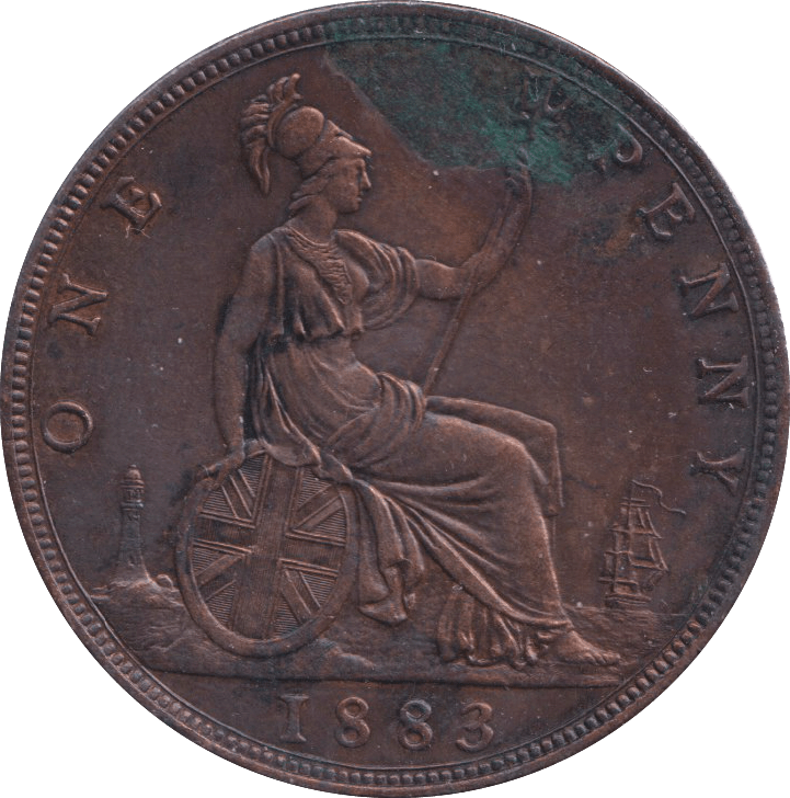 1883 PENNY ( GVF ) - PENNY - Cambridgeshire Coins