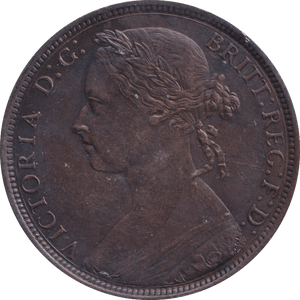 1883 PENNY ( GVF ) - PENNY - Cambridgeshire Coins