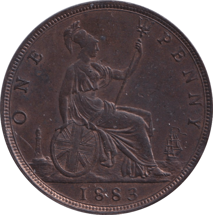 1883 PENNY ( UNC ) - PENNY - Cambridgeshire Coins