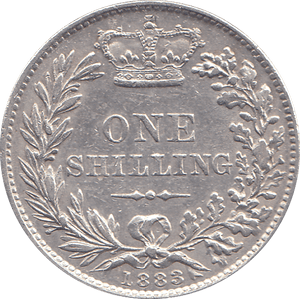 1883 SHILLING ( EF ) - SHILLING - Cambridgeshire Coins