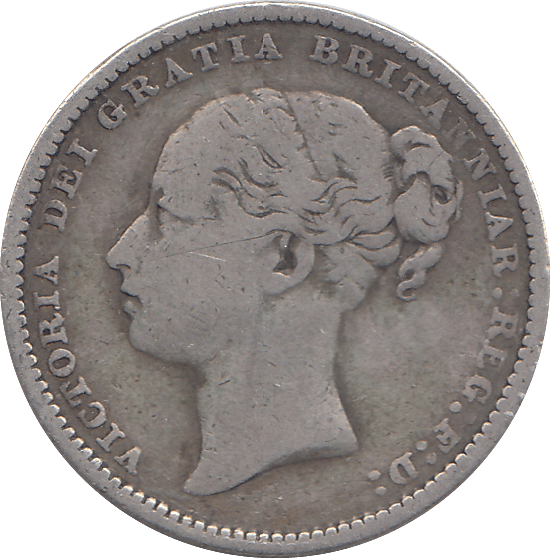 1883 SHILLING ( F ) - SHILLING - Cambridgeshire Coins