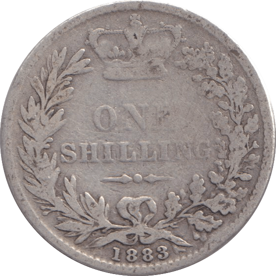 1883 SHILLING ( FAIR ) - SHILLING - Cambridgeshire Coins