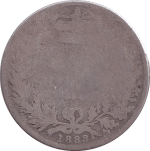 1883 SHILLING ( FAIR ) - SHILLING - Cambridgeshire Coins