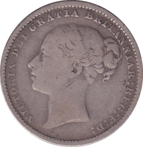 1883 SHILLING ( FINE ) 3 - SHILLING - Cambridgeshire Coins