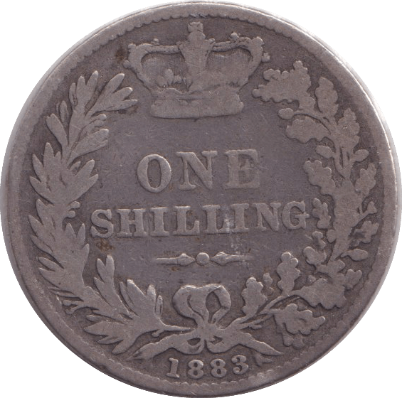 1883 SHILLING ( FINE ) - SHILLING - Cambridgeshire Coins