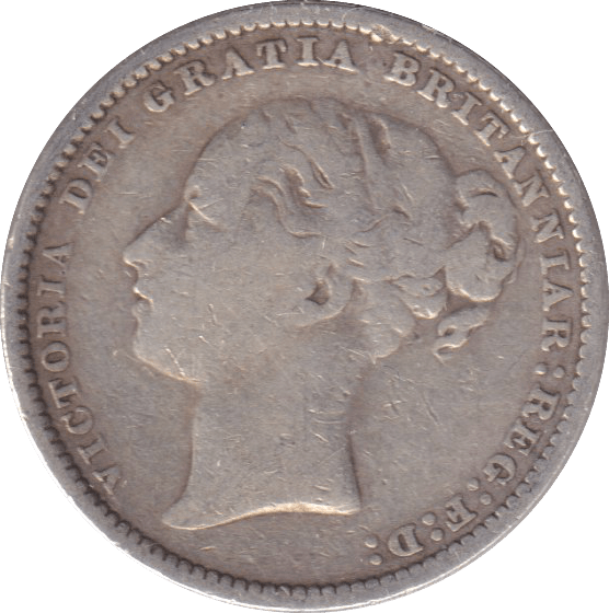 1883 SHILLING ( FINE ) - Shilling - Cambridgeshire Coins