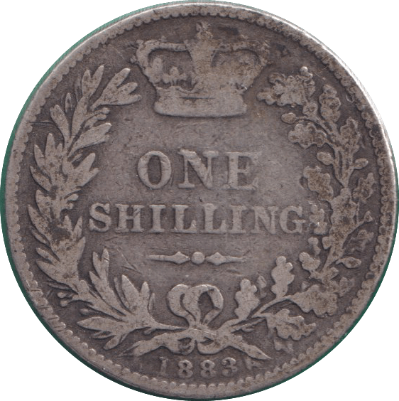 1883 SHILLING ( FINE ) - SHILLING - Cambridgeshire Coins