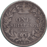 1883 SHILLING ( FINE ) - SHILLING - Cambridgeshire Coins