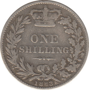 1883 SHILLING ( FINE ) - SHILLING - Cambridgeshire Coins