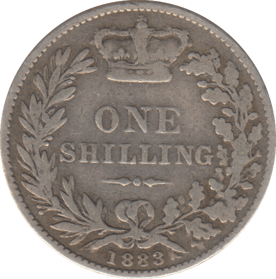 1883 SHILLING ( FINE ) - SHILLING - Cambridgeshire Coins