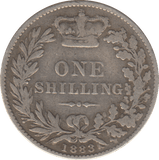1883 SHILLING ( FINE ) - SHILLING - Cambridgeshire Coins