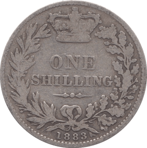 1883 SHILLING ( FINE ) - SHILLING - Cambridgeshire Coins