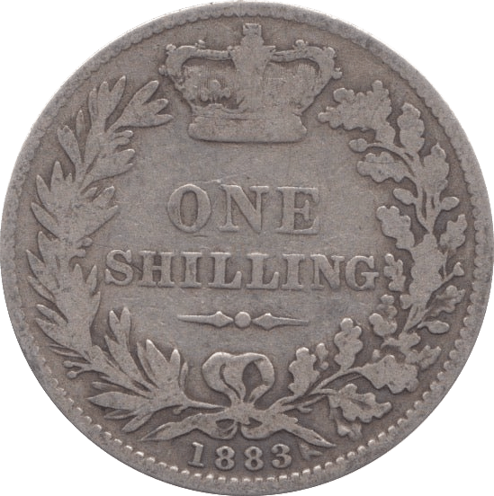 1883 SHILLING ( FINE ) - SHILLING - Cambridgeshire Coins