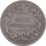 1883 SHILLING ( FINE ) - SHILLING - Cambridgeshire Coins