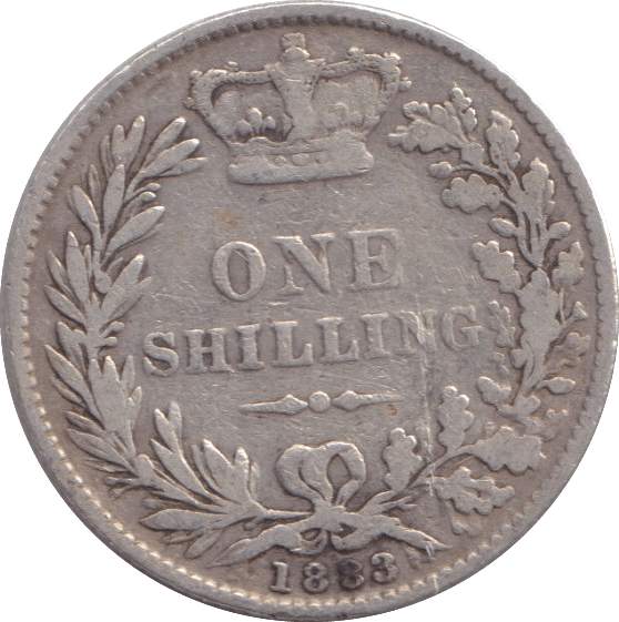 1883 SHILLING ( FINE ) - Shilling - Cambridgeshire Coins