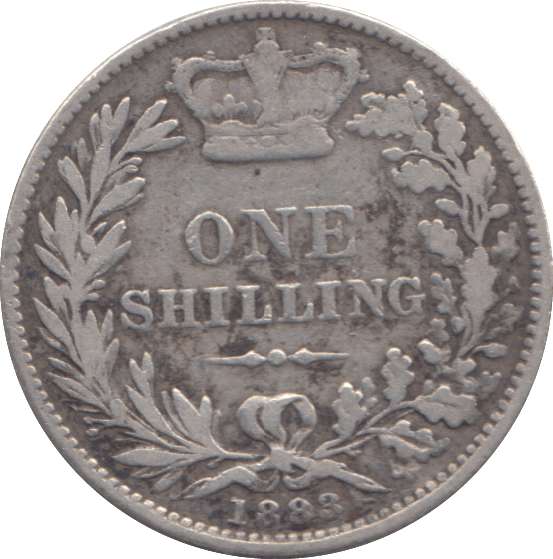 1883 SHILLING ( FINE ) - SHILLING - Cambridgeshire Coins
