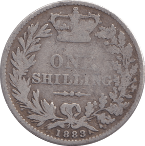 1883 SHILLING ( NF ) - SHILLING - Cambridgeshire Coins