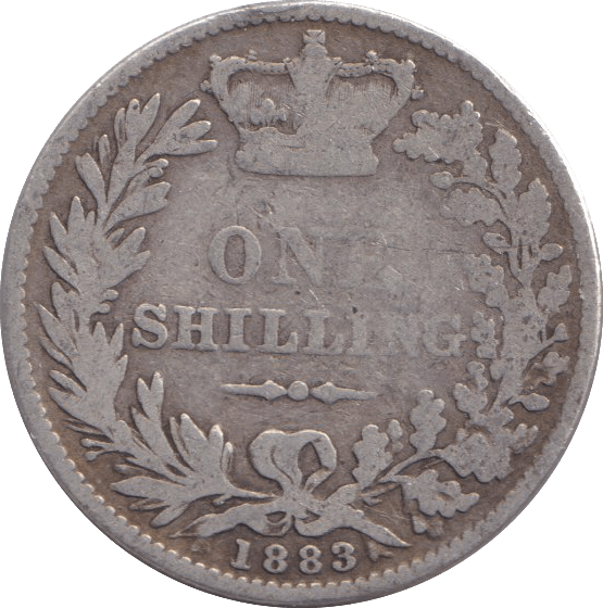 1883 SHILLING ( NF ) - SHILLING - Cambridgeshire Coins