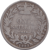 1883 SHILLING ( NF ) - SHILLING - Cambridgeshire Coins