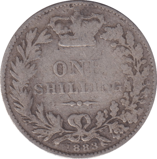 1883 SHILLING (NF) - SHILLING - Cambridgeshire Coins