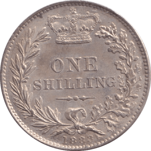 1883 SHILLING ( UNC ) - SHILLING - Cambridgeshire Coins