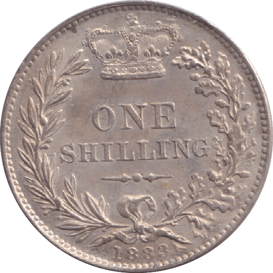 1883 SHILLING ( UNC ) - SHILLING - Cambridgeshire Coins