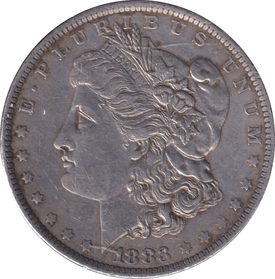 1883 SILVER MORGAN DOLLAR USA NEW ORLEANS - SILVER WORLD COINS - Cambridgeshire Coins