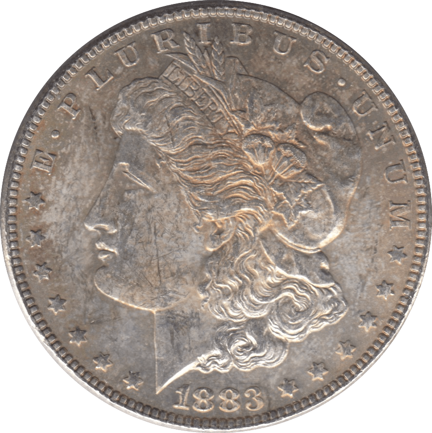 1883 SILVER MORGAN DOLLAR USA PHILADELPHIA MINT - SILVER WORLD COINS - Cambridgeshire Coins