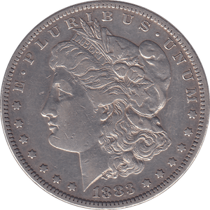 1883 SILVER MORGAN DOLLAR USA PHILADELPHIA MINT - SILVER WORLD COINS - Cambridgeshire Coins