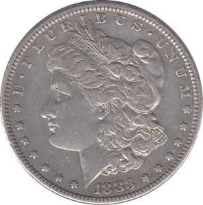 1883 SILVER MORGAN DOLLAR USA - SILVER WORLD COINS - Cambridgeshire Coins