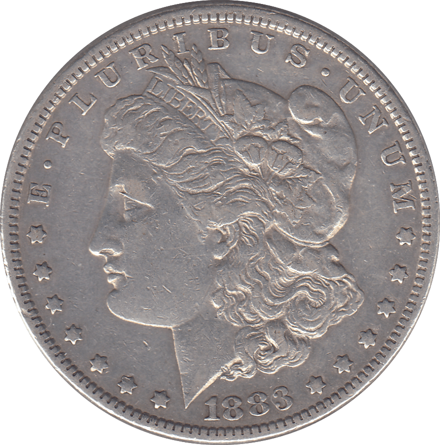 1883 SILVER MORGAN DOLLAR USA - SILVER WORLD COINS - Cambridgeshire Coins