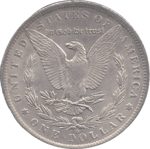 1883 SILVER ONE MORGAN DOLLAR USA - SILVER WORLD COINS - Cambridgeshire Coins