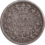 1883 SIXPENCE ( FINE ) - SIXPENCE - Cambridgeshire Coins