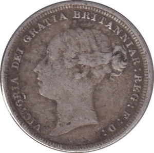 1883 SIXPENCE ( FINE ) - SIXPENCE - Cambridgeshire Coins