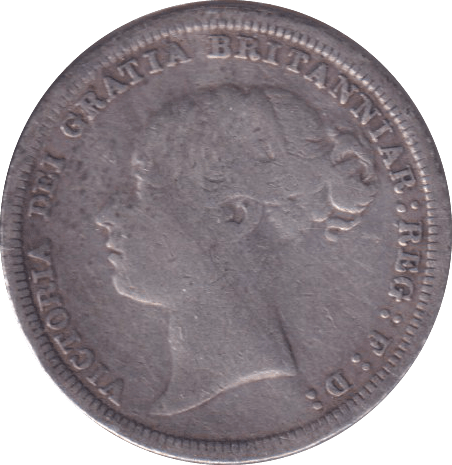 1883 SIXPENCE ( FINE ) - SIXPENCE - Cambridgeshire Coins